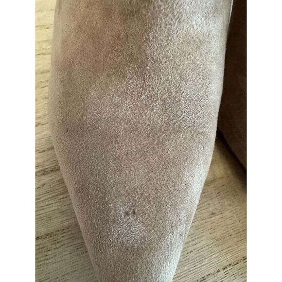 Vince Camuto Tan Suede Ankle Boots Modern Classic - Picture 11 of 11